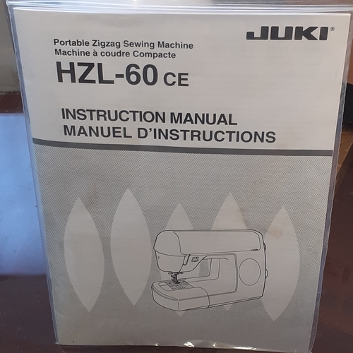 14 - Juki sewing machine. Original box and instructions. Good condition and apart from a little dusty loo... 