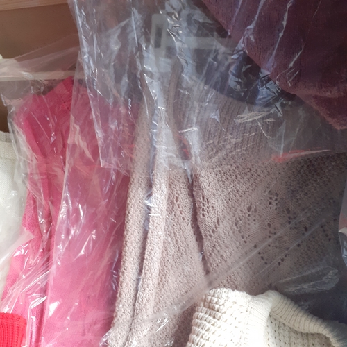 19 - Sizeable quantity of ladies knitwear, Various tops in good condition with sizes ranging mostly mediu... 