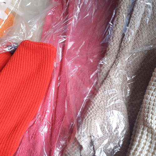 19 - Sizeable quantity of ladies knitwear, Various tops in good condition with sizes ranging mostly mediu... 