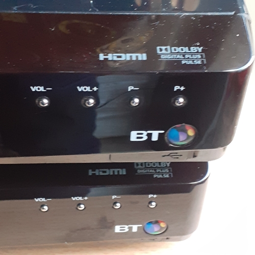 5 - 2 x BT Youview boxes both DTR-T1000. Working.  Good condition, but could do with a wipe over. No rem... 