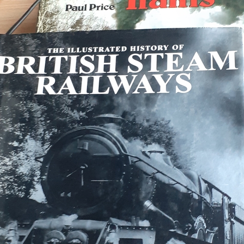 7 - Quantity of hardback railway boks relating to steam engines. Overall good read condition, with dust ... 