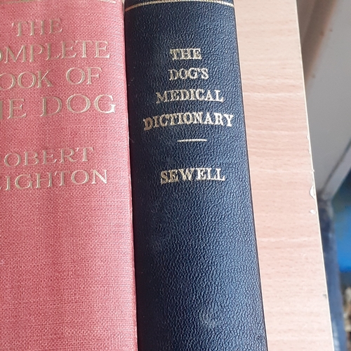 12 - Early publication books on dogs and related subject matter. Very interesting by renowned authors in ... 