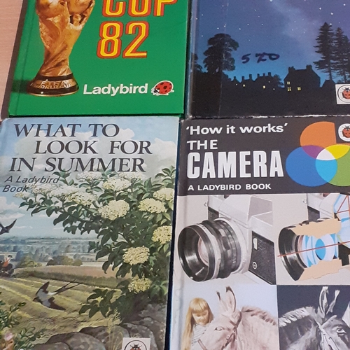 4 - Quantity of Ladybird books including World Cup '82, Transformers and numerous subjects around Scienc... 