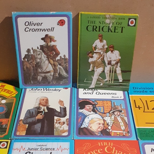 1 - Quantity of Ladybird books. Subjects mainly around History, Sports and learning etc. Inquisitive min... 