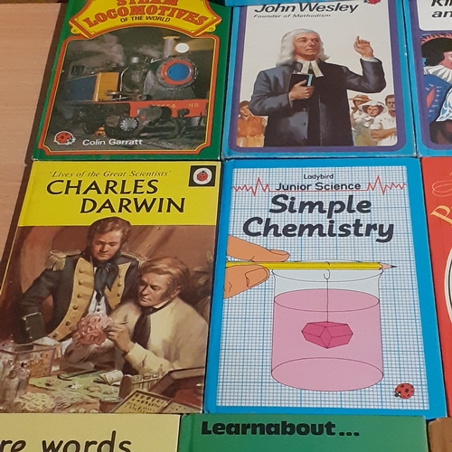 1 - Quantity of Ladybird books. Subjects mainly around History, Sports and learning etc. Inquisitive min... 