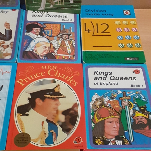 1 - Quantity of Ladybird books. Subjects mainly around History, Sports and learning etc. Inquisitive min... 