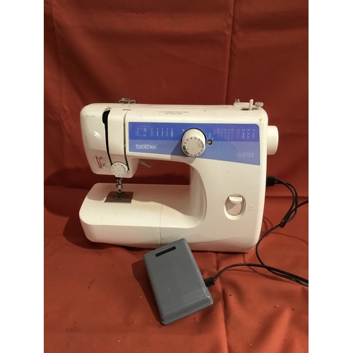 261 - Brother LS-2125 sewing machine with pedal