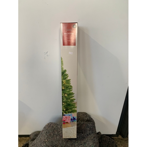 279 - 3ft mini prelit green Christmas tree