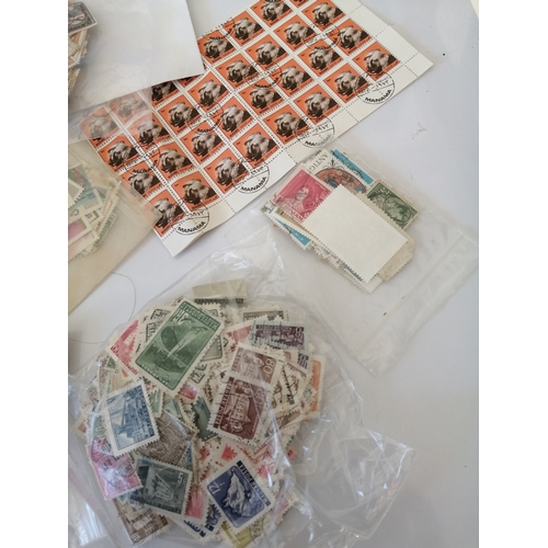 40A - Large bag of mixed stamps