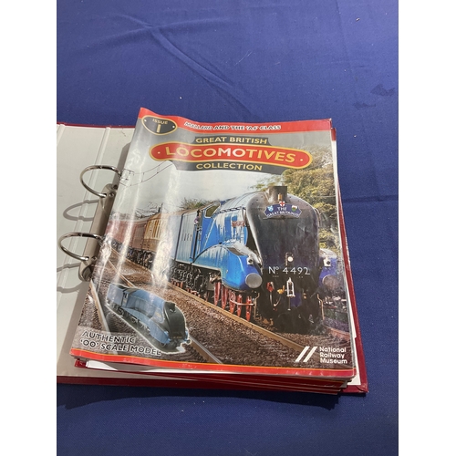 167 - Folder of Great British Locomotives collection magazine 1-24