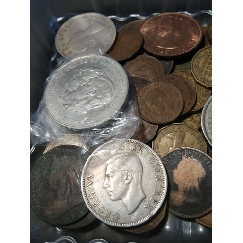 45A - COINS : Box of mixed coinage