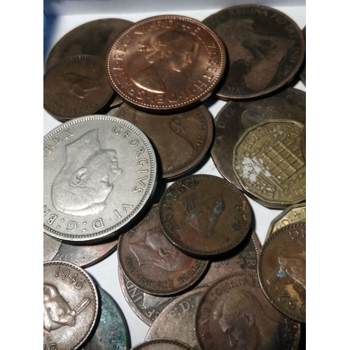 46A - COINS : Large box of mixed coinage