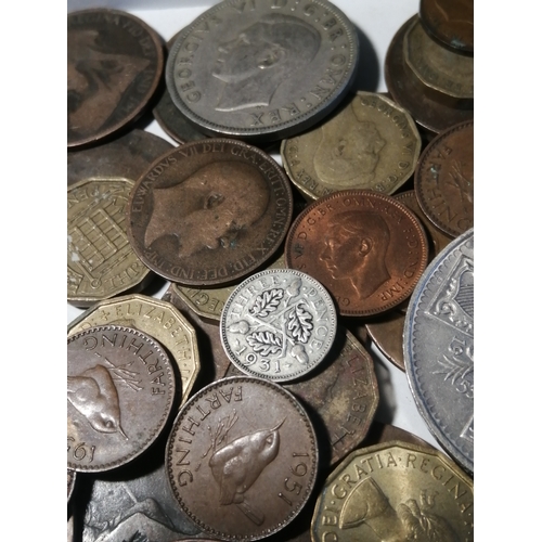 46A - COINS : Large box of mixed coinage