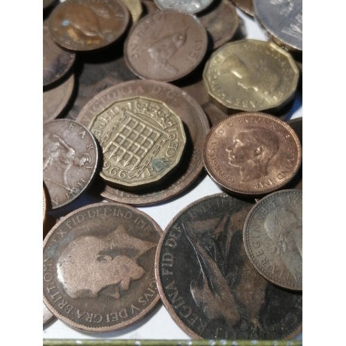 46A - COINS : Large box of mixed coinage