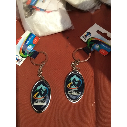 542 - Very very large quantity of World Cup key chains