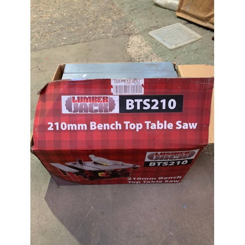 550 - 210mm bench top table saw