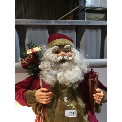 164 - 3ft tall standing santa figure