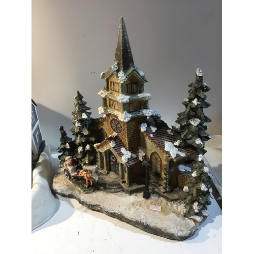 184 - Quantity of Christmas scenes - sold without power supplies