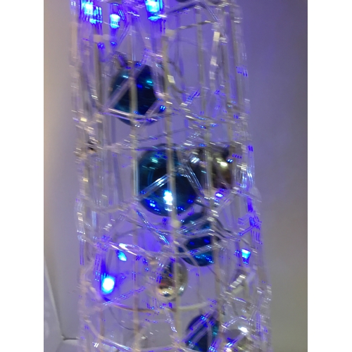 191 - 90cm LED cone with balls artificial tree