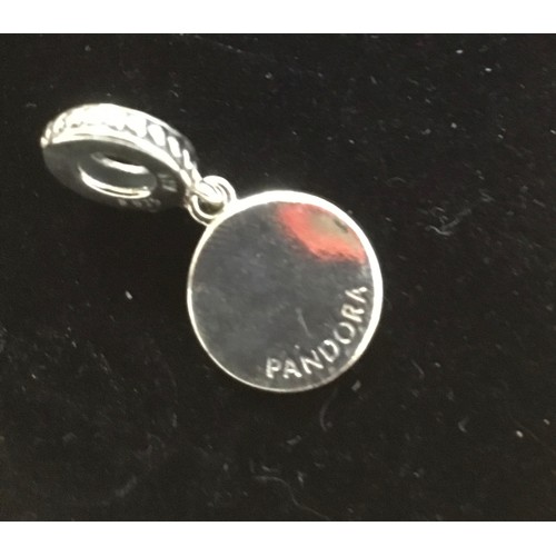 28 - 925 silver Pandora charm - friends are the family you choose