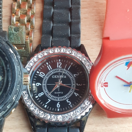 12 - Various watches including Ice, Casio, Timex, Geneva and more. Varying conditions. Sold as untested