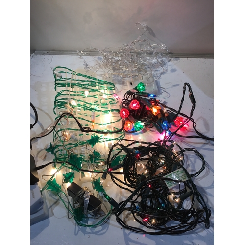 179A - Quantity of multi coloured string lights - working