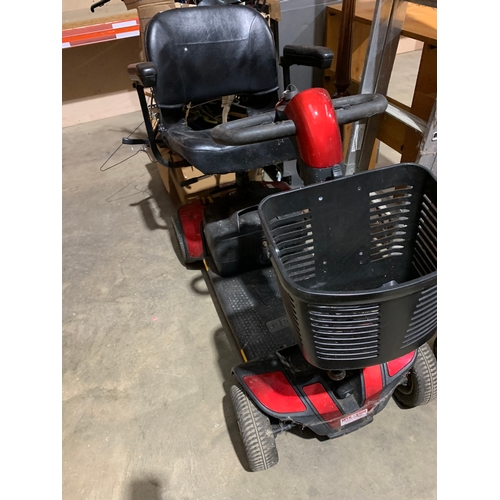 158 - Electric mobility scooter - with keys - no charger so untested - may need new batteries