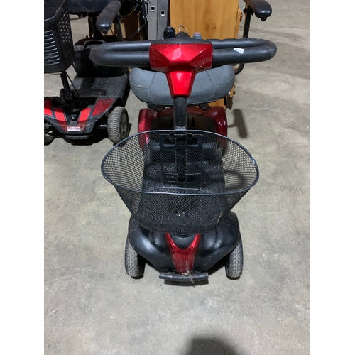 183 - Electric mobility scooter - with keys - no charger so untested - may need new batteries