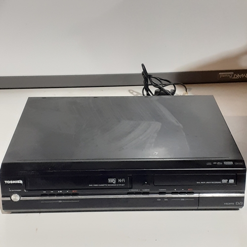 16 - Toshiba DVD/Video cassette recorder. Model D-VR18DT. Powers up but sold as spares as does not play