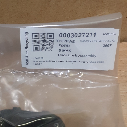 10 - New in packaging, Ford S Max Door Lock Assembly