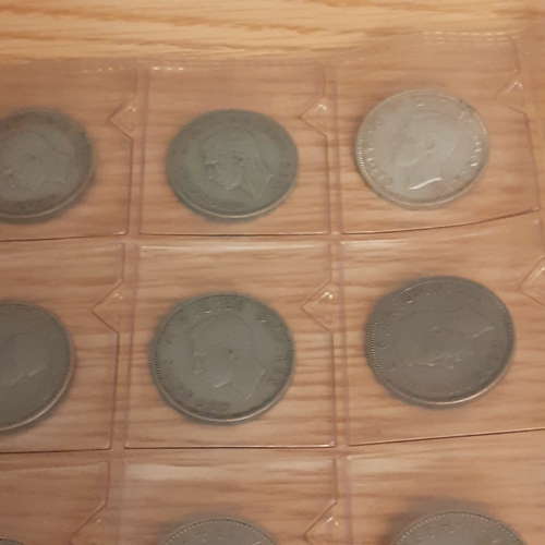 16A - Quantity of 30 coins. Old one shillings and post decimal 5 pences. Dates range from 1943 to 1971. Mo... 