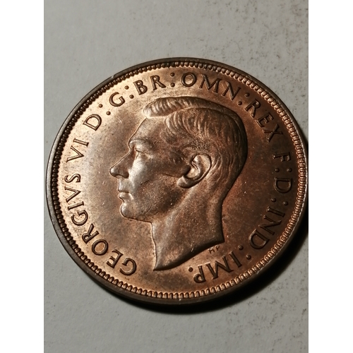 21A - COINS : 1948 penny in mint condition with full lustre