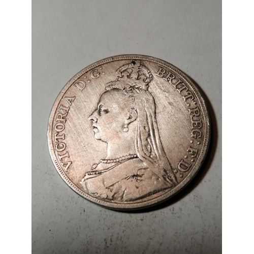 30A - COINS : 1890 Victorian crown