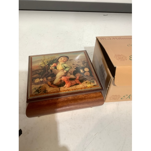 334 - M J Hummnl decorative music box