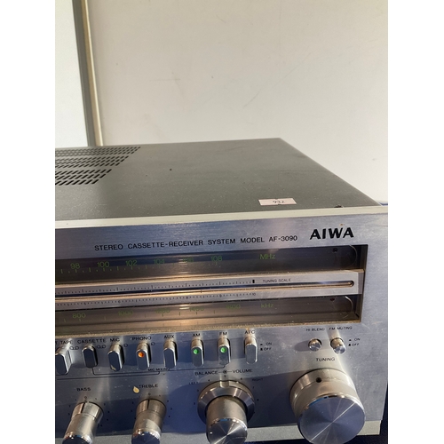 84 - Aiwa Stereo cassette-Receiver system model AF-3090 - sold as spares