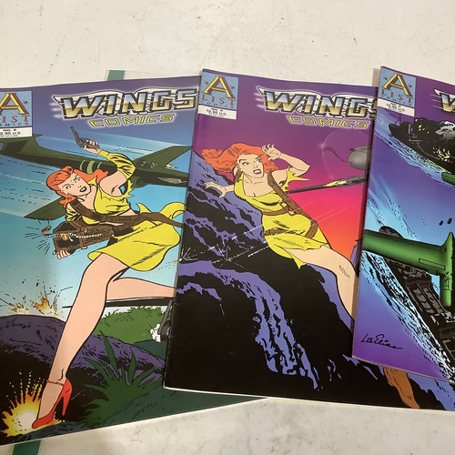 259 - Four Wings A list comics No.2,3,4&5