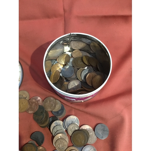 42 - Coin of mixed English coinage - mainly copper but also silver noted