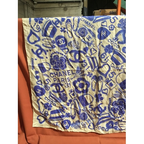 46 - Genuine Coco Chanel scarf in good condition