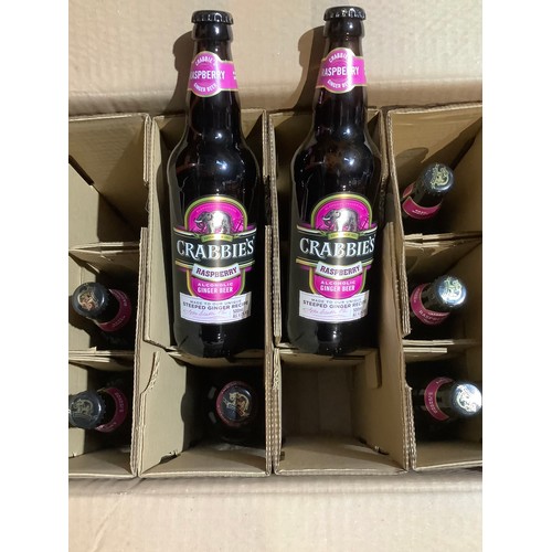 390 - 8 Bottles of Raspberry Crabbies Ginger Beer