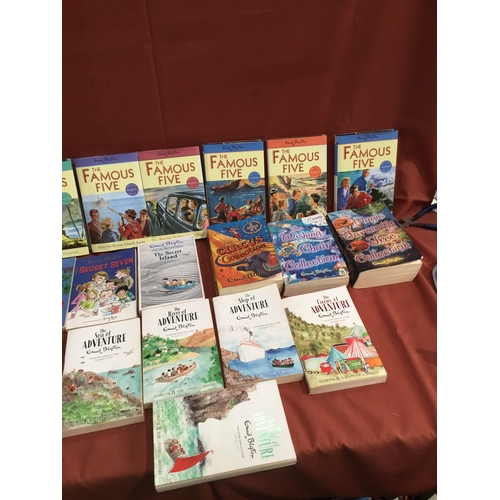 438 - Large quantity of Enid Blyton books inc the famous five