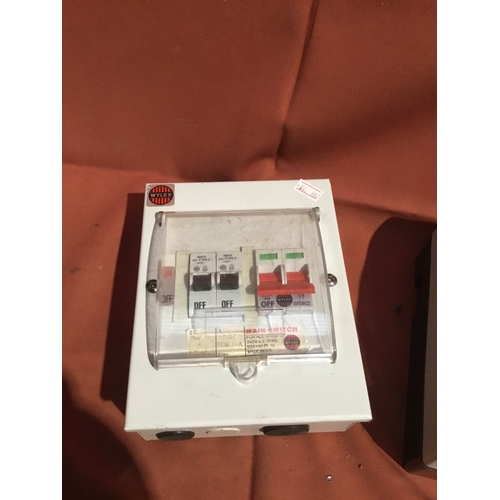 449 - 2x home RCB electric fuse boxes