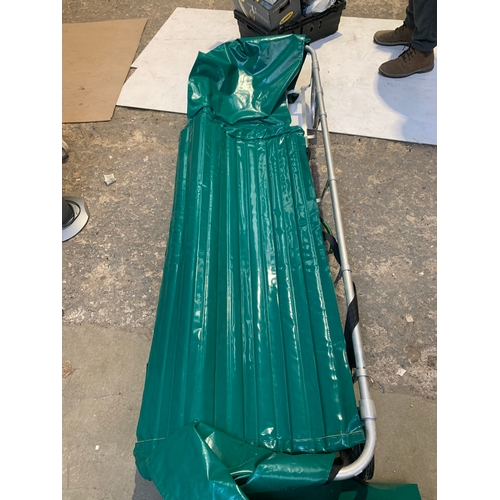 455 - 6ft tall metal body trolley - for air ambulance or mountain rescue