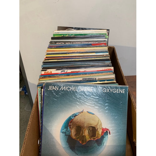 487 - Quantity of vinyl albums inc Jean Michael Jarre, Andy Williams and more