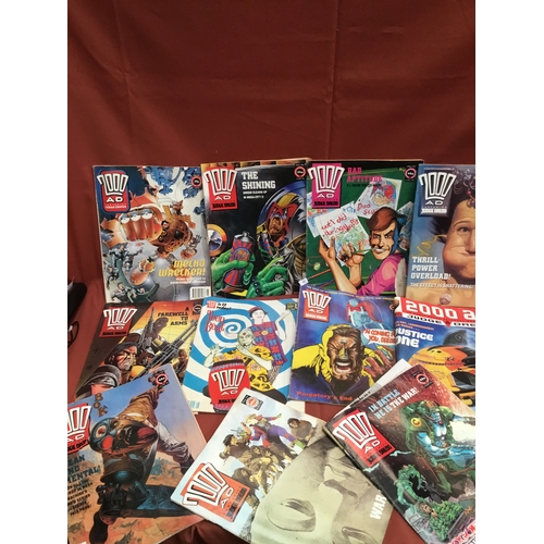 181 - 11 x 2000 AD featuring Judge Dredd magazines