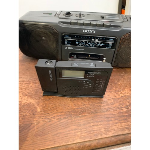 434 - Collection of Old Stereos including Sony CFS200L,Sony CFM140L Cassette Recorder etc