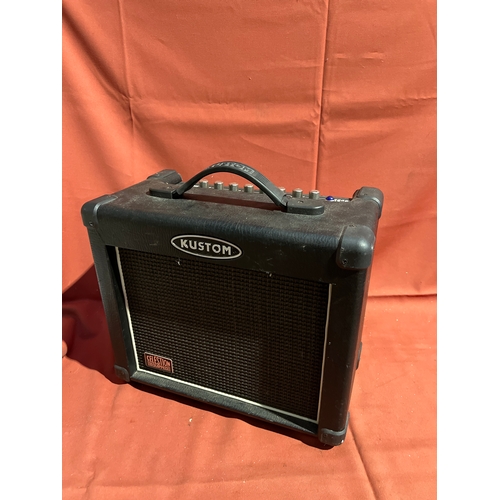 41 - Kustom arrow 16DFX guitar amp - powered by celestion - tested