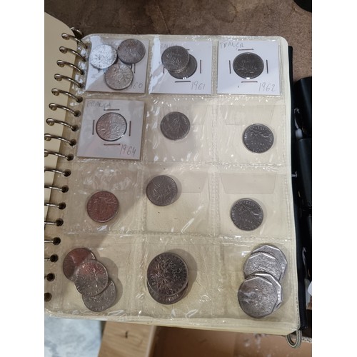 34 - An album full of French coins - 1916 onwards