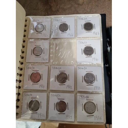 34 - An album full of French coins - 1916 onwards