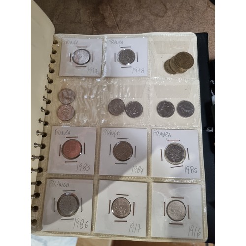 34 - An album full of French coins - 1916 onwards