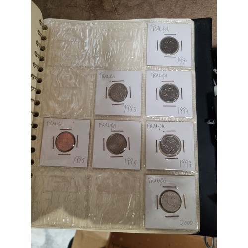 34 - An album full of French coins - 1916 onwards